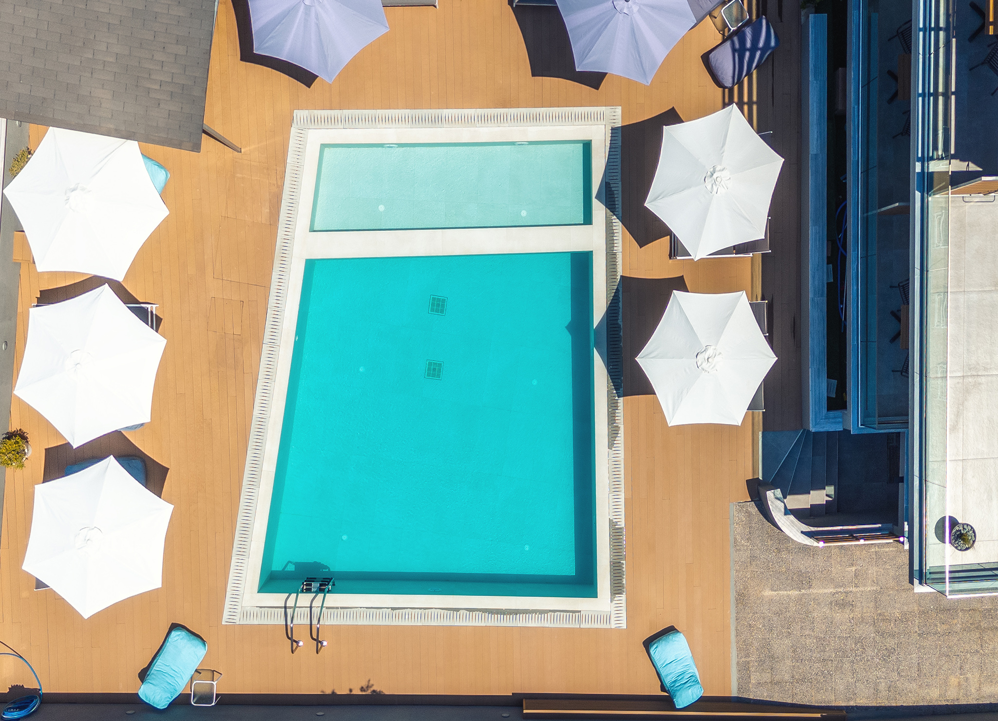 Oliveroots Thassos Pool Area